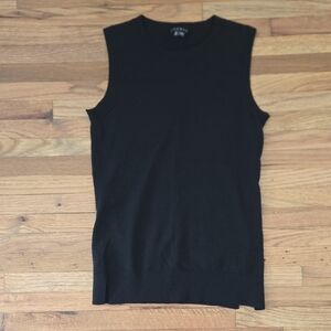 Theory Wool Black Tank Top Sz P/XS LIKE NEW